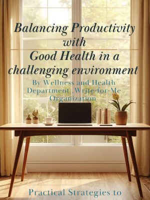 Balance book cover Balancing productivity with good health in a challenging environment